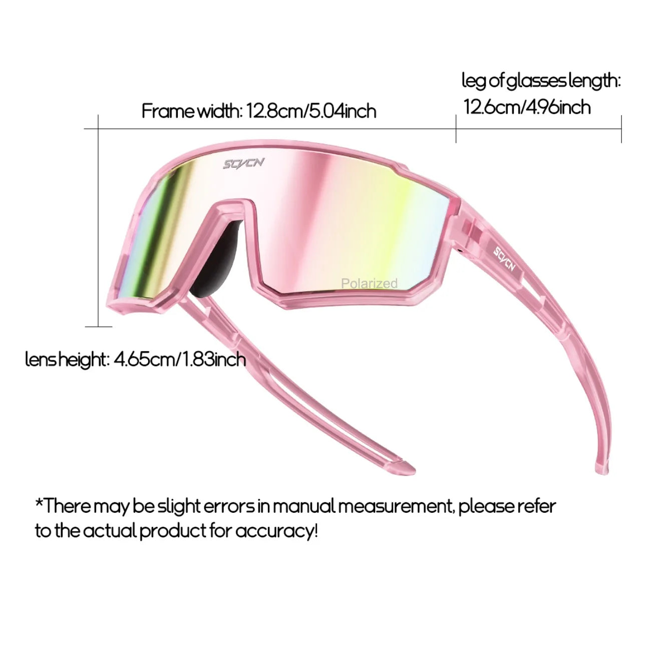 SCVCN Kids Polarized Sports Sunglasses Photochromic UV400 Boy Baseball Glasses Cycling Outdoor Eyewear Running Hiking Sunglasses