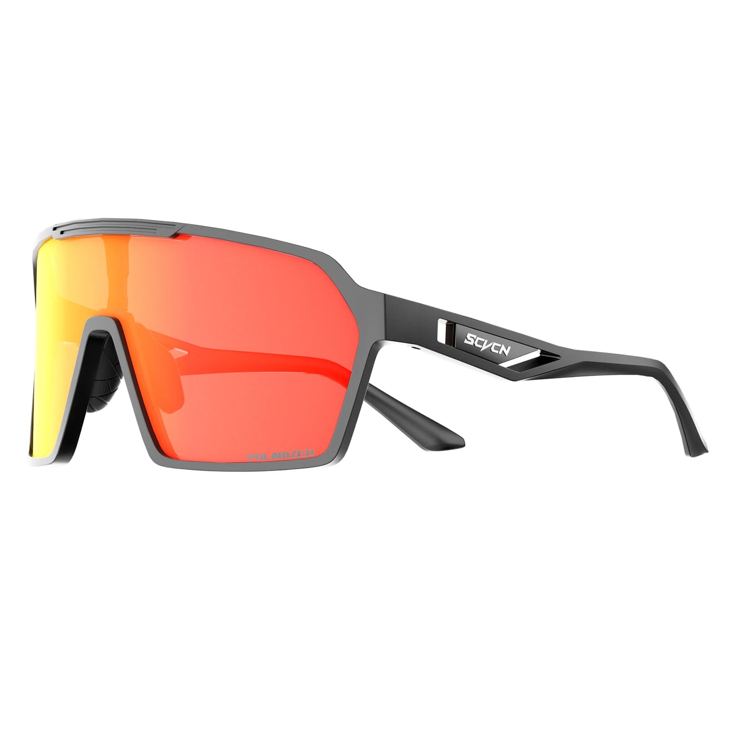 SCVCN Fashion Polarized Sunglasses Cycling Glasses for Men Mountain Bike Eyewear Baseball Sports Goggles Skating Sun Glasses