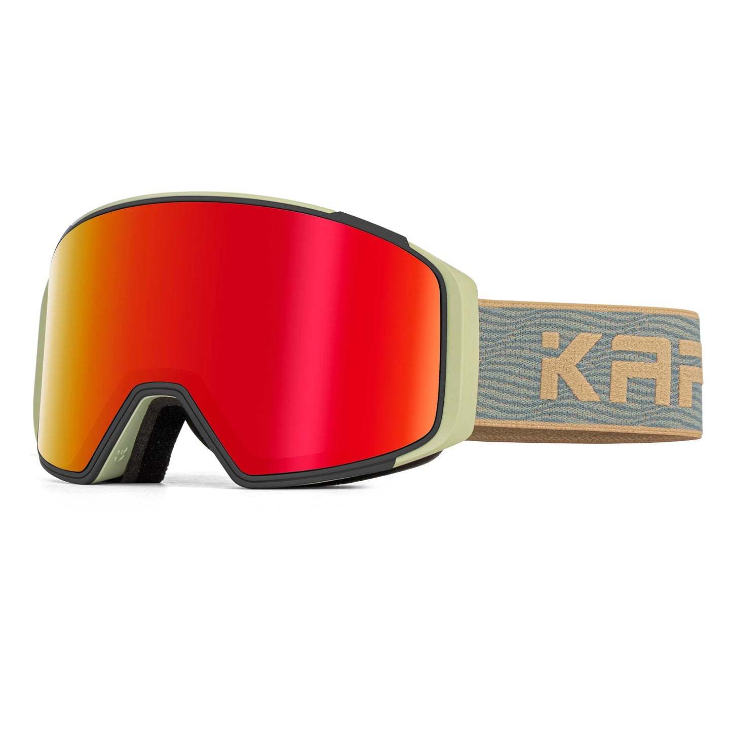 Kapvoe Magnetic Ski Goggles | UV400 Anti-Fog | Men & Women | Snowboard & Snowmobile