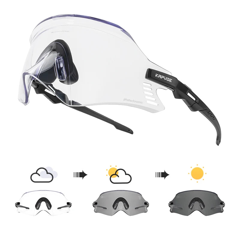 KAPVOE Cycling Sunglasses Cycling Glasses UV400 MTB Bicycle Eyewear Outdoor Sports Goggles Women Men Road Bike Racing Equipment