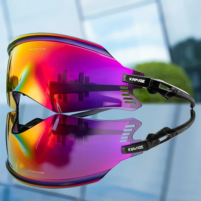KAPVOE Cycling Sunglasses Cycling Glasses UV400 MTB Bicycle Eyewear Outdoor Sports Goggles Women Men Road Bike Racing Equipment