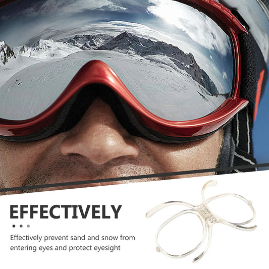 Ski Goggles Inner Frame Optical Adaptor Snowboard Replacement Frames Eye Protection Transparent Motorcycle Insert