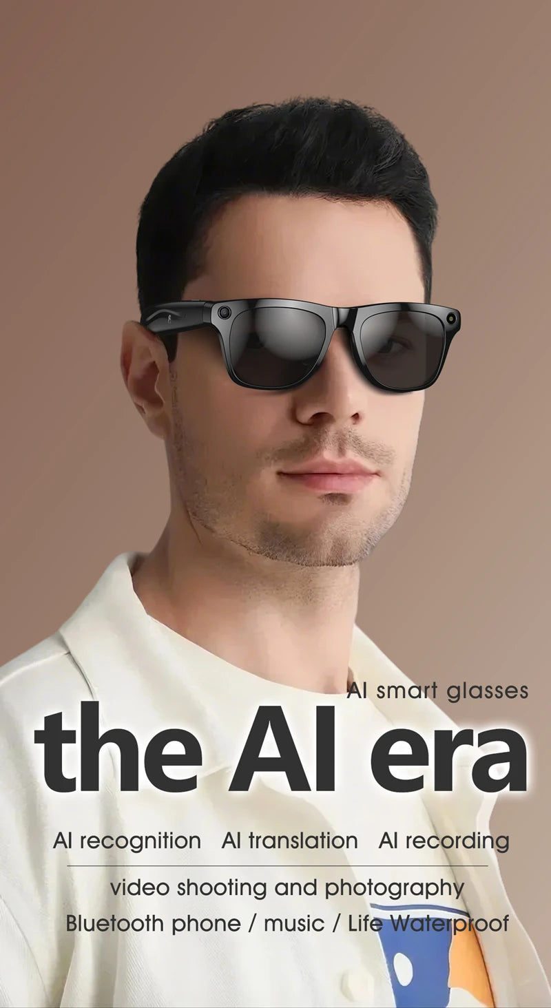 Xiaomi Mijia Smart Glasses | Bluetooth Call, Camera & Color-Changing Lenses