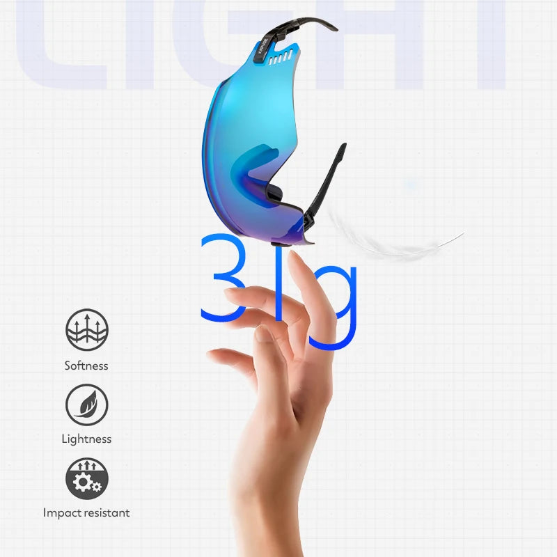 KAPVOE Cycling Sunglasses Cycling Glasses UV400 MTB Bicycle Eyewear Outdoor Sports Goggles Women Men Road Bike Racing Equipment