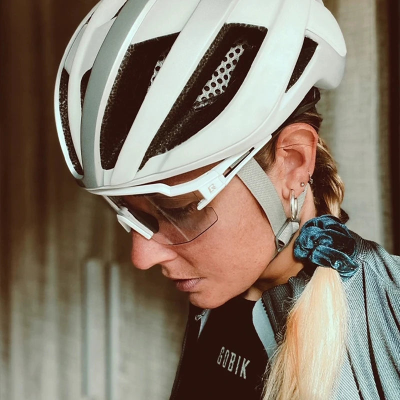 ROCKBROS Photochromic Myopic Cycling Glasses Photosensitive Unisex Running Outdoor Sports Windproof Dustproof Bicycle Accessory