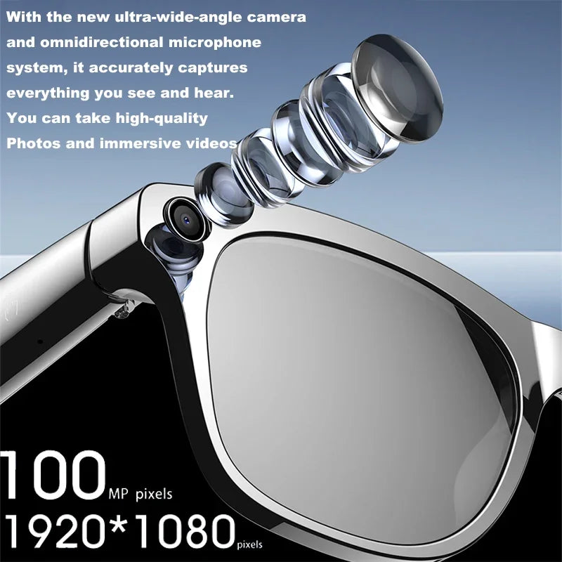 Xiaomi Mijia Smart Glasses | Bluetooth Call, Camera & Color-Changing Lenses