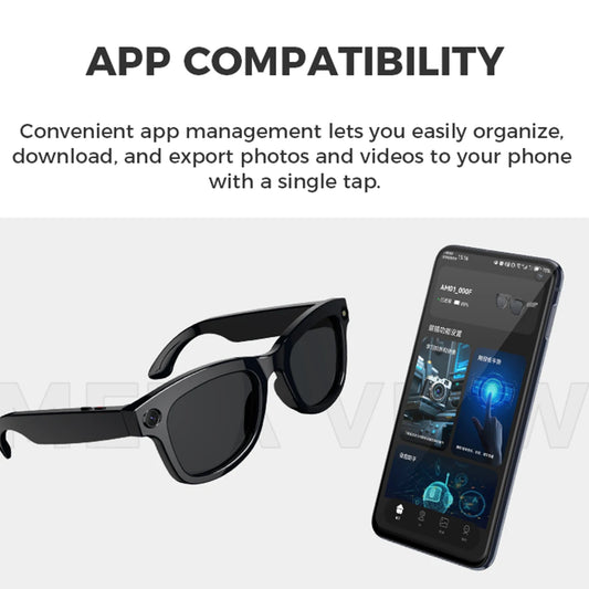 SIMSONLAB M01 Smart Glasses | 1080p Camera, AI Translation & Polarized Sport Lenses