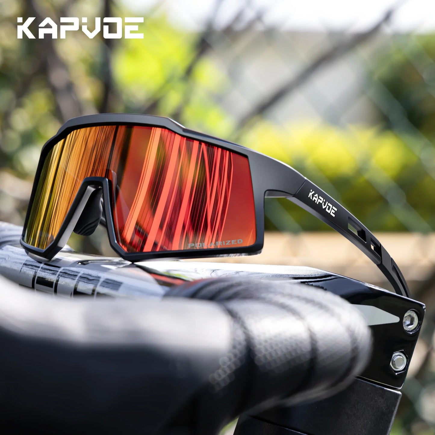 Kapvoe Kids Sports Sunglasses Polarized Cycling Glasses Teenagers UV400 Eyewear Boys and Girls Sports Running Biking Baseball