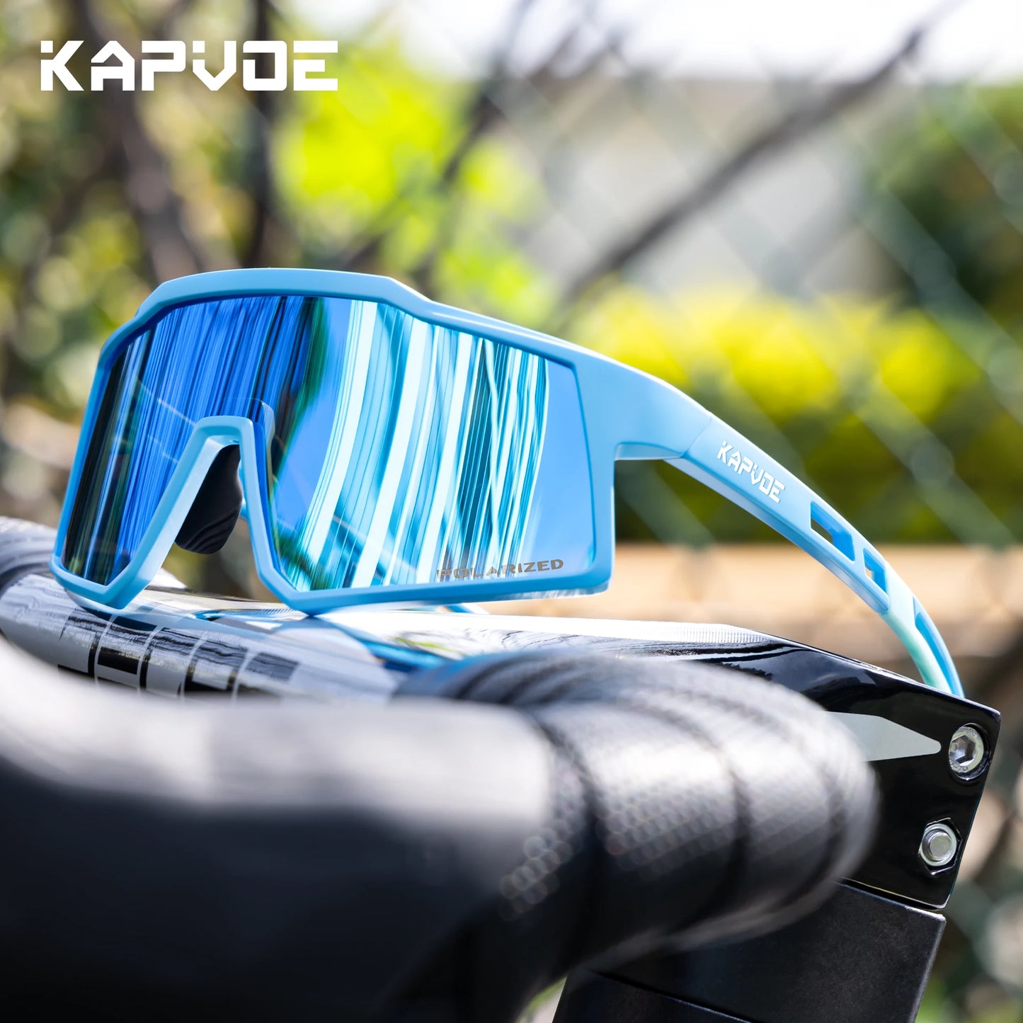 Kapvoe Kids Sports Sunglasses Polarized Cycling Glasses Teenagers UV400 Eyewear Boys and Girls Sports Running Biking Baseball
