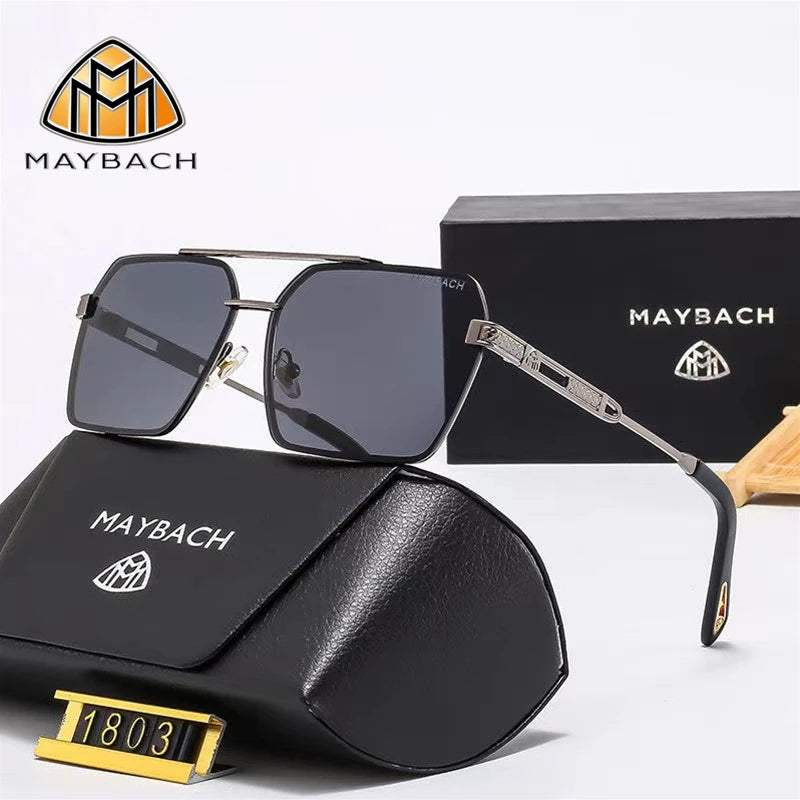 MAYBACH Luxury Sunglasses | UV400 Square Frame | Men's Fashion Driving Shades