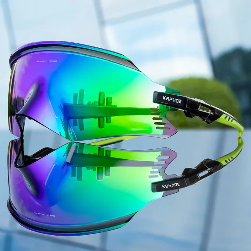 KAPVOE Cycling Sunglasses Cycling Glasses UV400 MTB Bicycle Eyewear Outdoor Sports Goggles Women Men Road Bike Racing Equipment