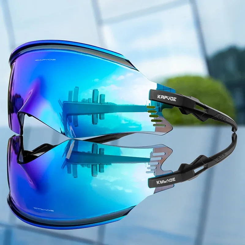 KAPVOE Cycling Sunglasses Cycling Glasses UV400 MTB Bicycle Eyewear Outdoor Sports Goggles Women Men Road Bike Racing Equipment