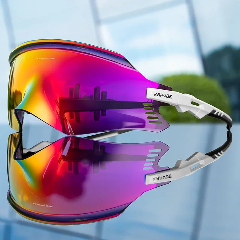 KAPVOE Cycling Sunglasses Cycling Glasses UV400 MTB Bicycle Eyewear Outdoor Sports Goggles Women Men Road Bike Racing Equipment
