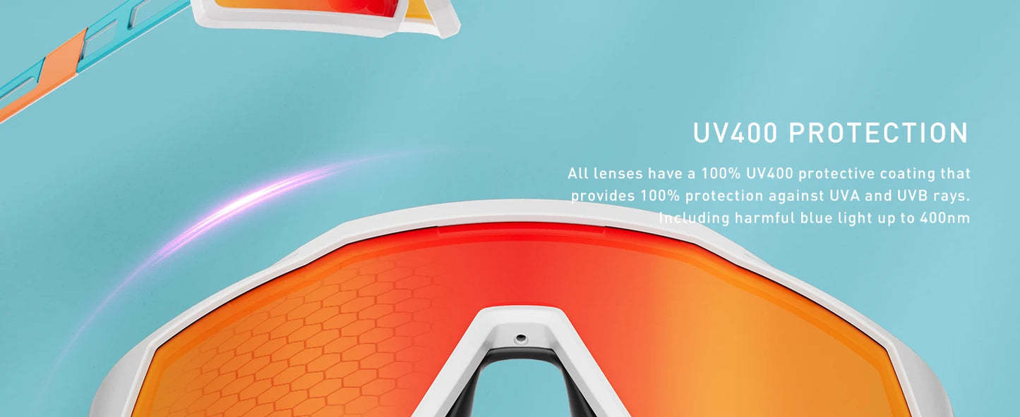 Kapvoe Kids Sports Sunglasses Polarized Cycling Glasses Teenagers UV400 Eyewear Boys and Girls Sports Running Biking Baseball