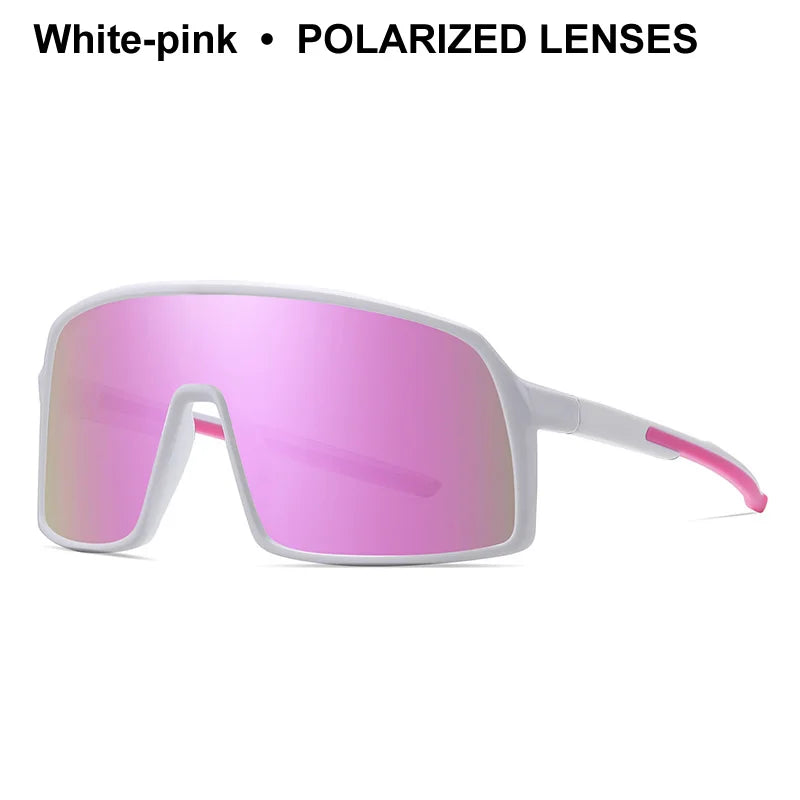 Large Frame UV400 Polarized/Photochromic Sports Cycling Bike Glasses Men Women TR90 MTB Baseball Fishing Softball Sunglasses