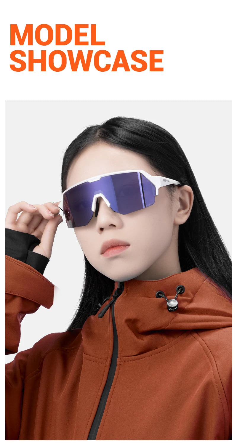 Kapvoe Women's Cycling Sunglasses | UV400 Fashion Sports Shades | Driving & Baseball
