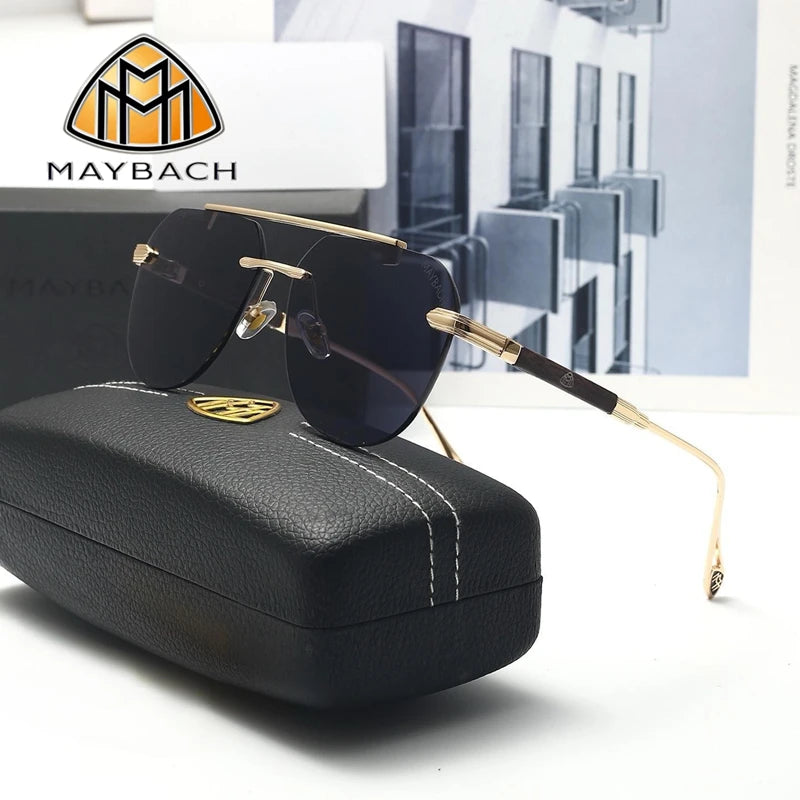 MAYBACH Luxury Sunglasses | UV400 Square Frame | Men's Fashion Driving Shades