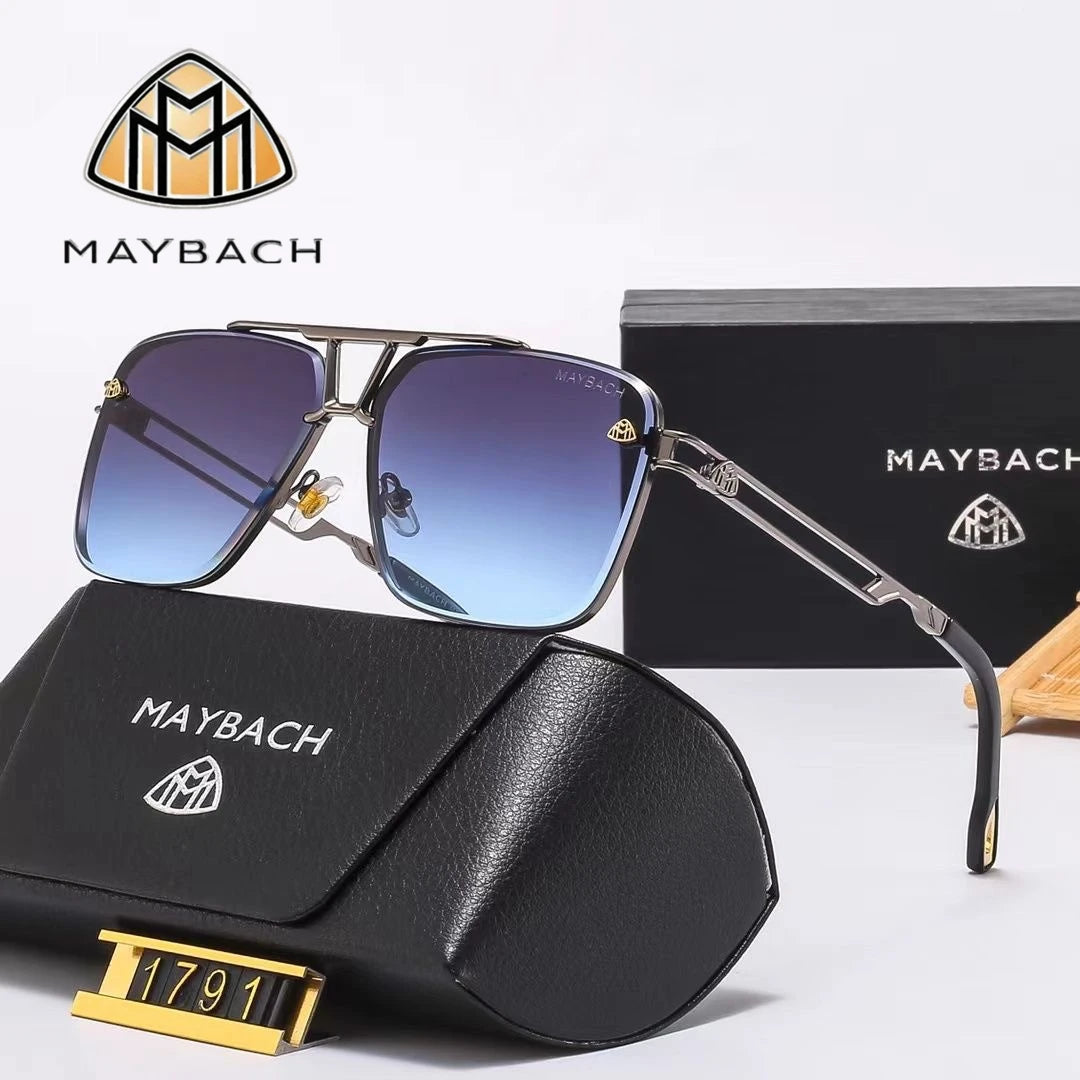 MAYBACH Luxury Sunglasses | UV400 Square Frame | Men's Fashion Driving Shades