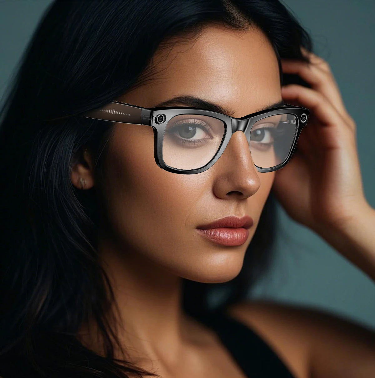 2025 Smart Glasses Women Wireless Bluetooth Call Sunglasses 800W Pixel Dual Camera Voice Assistant Intelligent Translation Glass