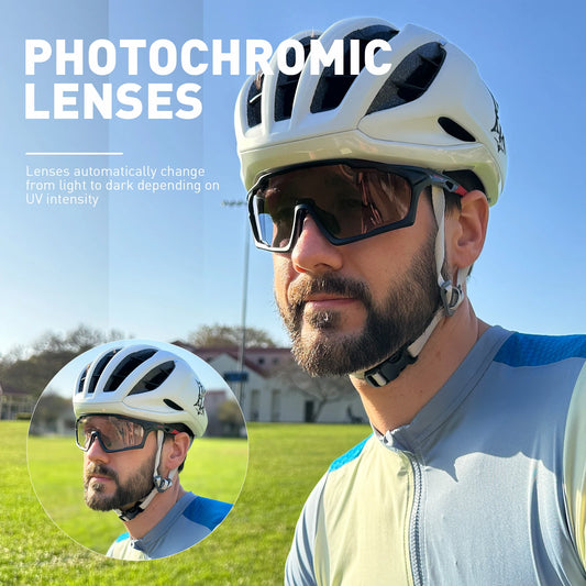 Kapvoe Polarized Cycling Sunglasses | UV400 | Men & Women | MTB, Fishing, Skating, Baseball