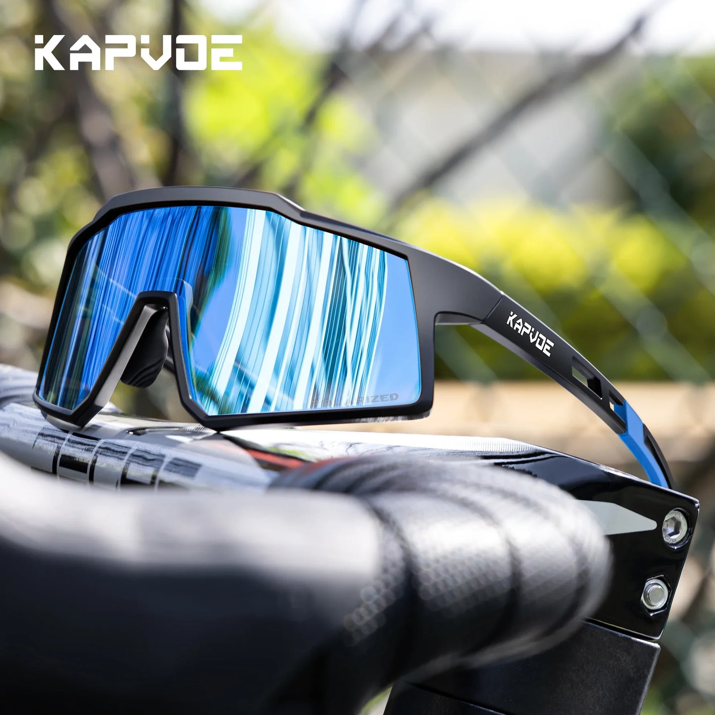 Kapvoe Kids Sports Sunglasses Polarized Cycling Glasses Teenagers UV400 Eyewear Boys and Girls Sports Running Biking Baseball
