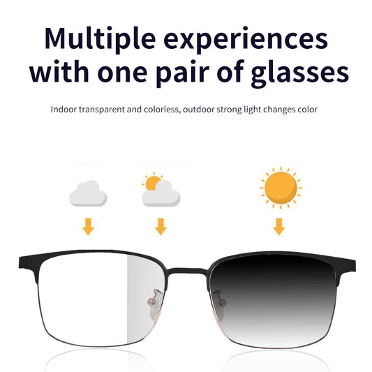 GS-06 Smart Glasses | Color-Changing Lenses, Camera & Anti-Blue Light