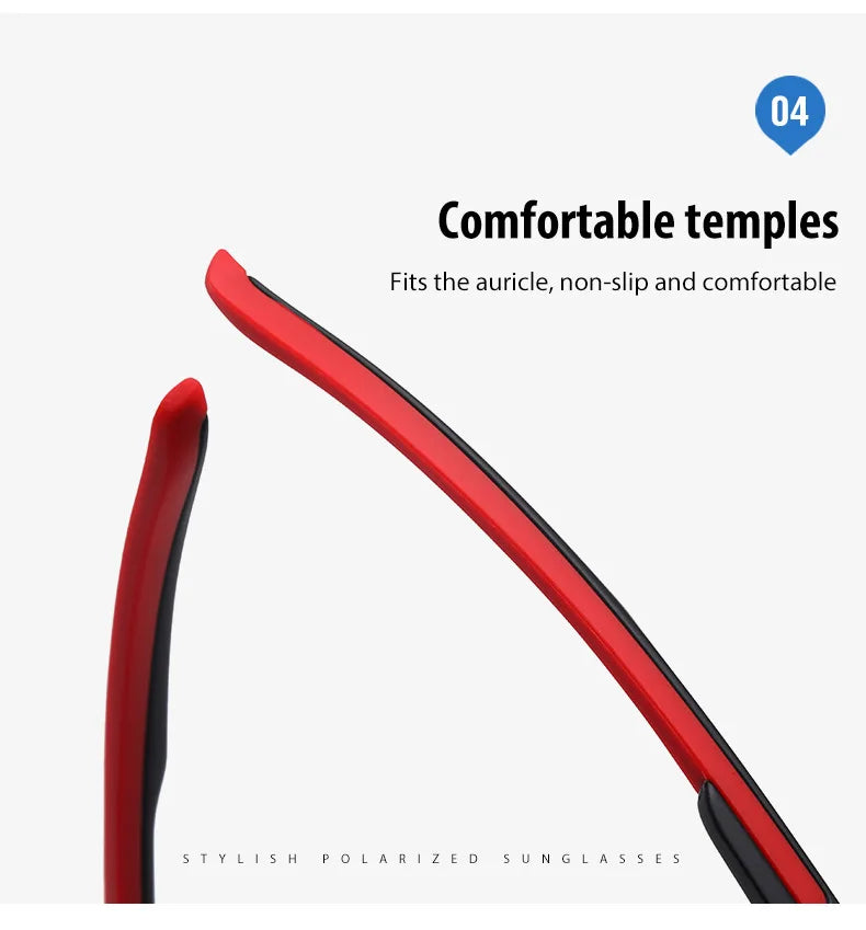 Large Frame UV400 Polarized/Photochromic Sports Cycling Bike Glasses Men Women TR90 MTB Baseball Fishing Softball Sunglasses