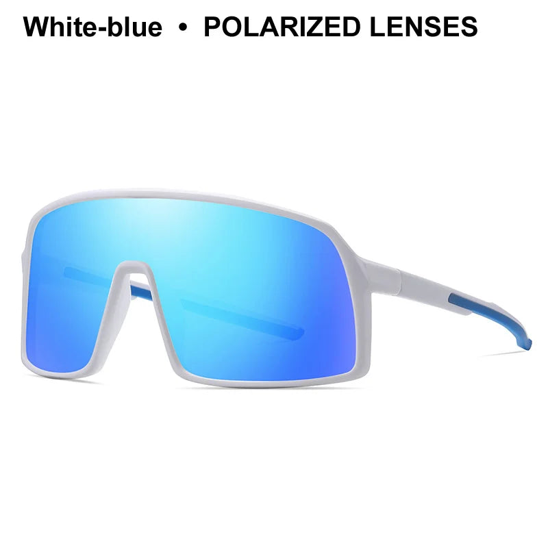 Large Frame UV400 Polarized/Photochromic Sports Cycling Bike Glasses Men Women TR90 MTB Baseball Fishing Softball Sunglasses