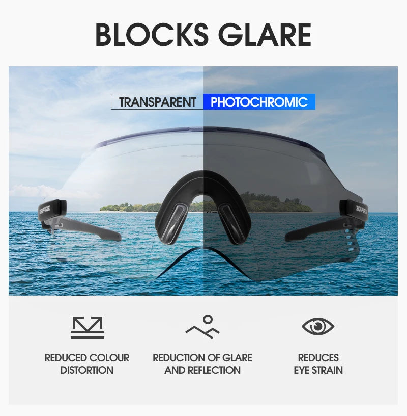 KAPVOE Cycling Sunglasses Cycling Glasses UV400 MTB Bicycle Eyewear Outdoor Sports Goggles Women Men Road Bike Racing Equipment