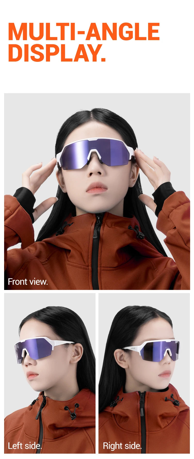 Kapvoe Women's Cycling Sunglasses | UV400 Fashion Sports Shades | Driving & Baseball