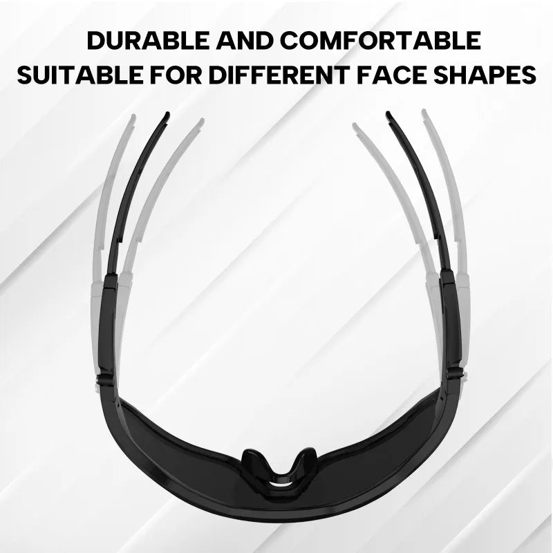 BUCKLOS Polarsized Cycling Glasses UV400 Road Mountain Bike Goggles TR-90 Frame Windproof Outdoor Sports Eyewear Cycling Parts