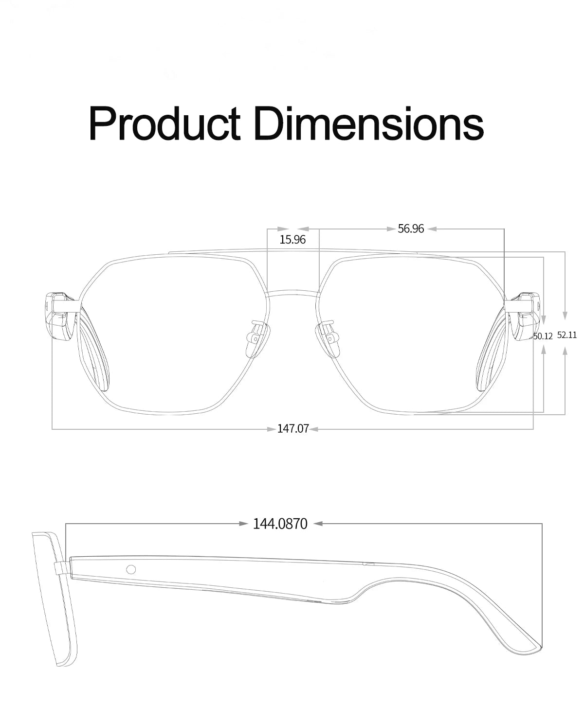 696 AI Voice Video Call Real-time Translation Intelligent Question Answering Smart Glasses UV Protection Sport BT Sunglasses