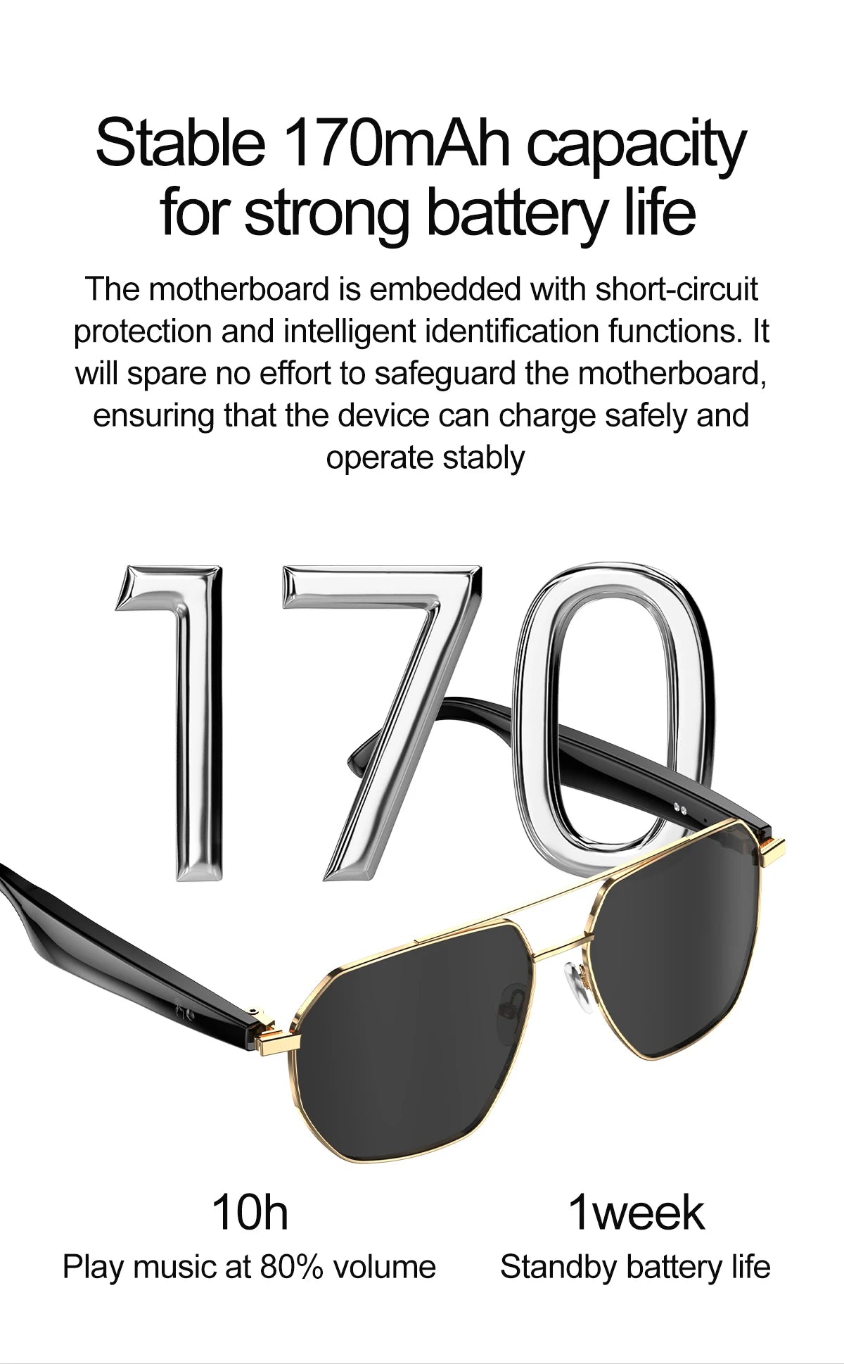 696 AI Voice Video Call Real-time Translation Intelligent Question Answering Smart Glasses UV Protection Sport BT Sunglasses