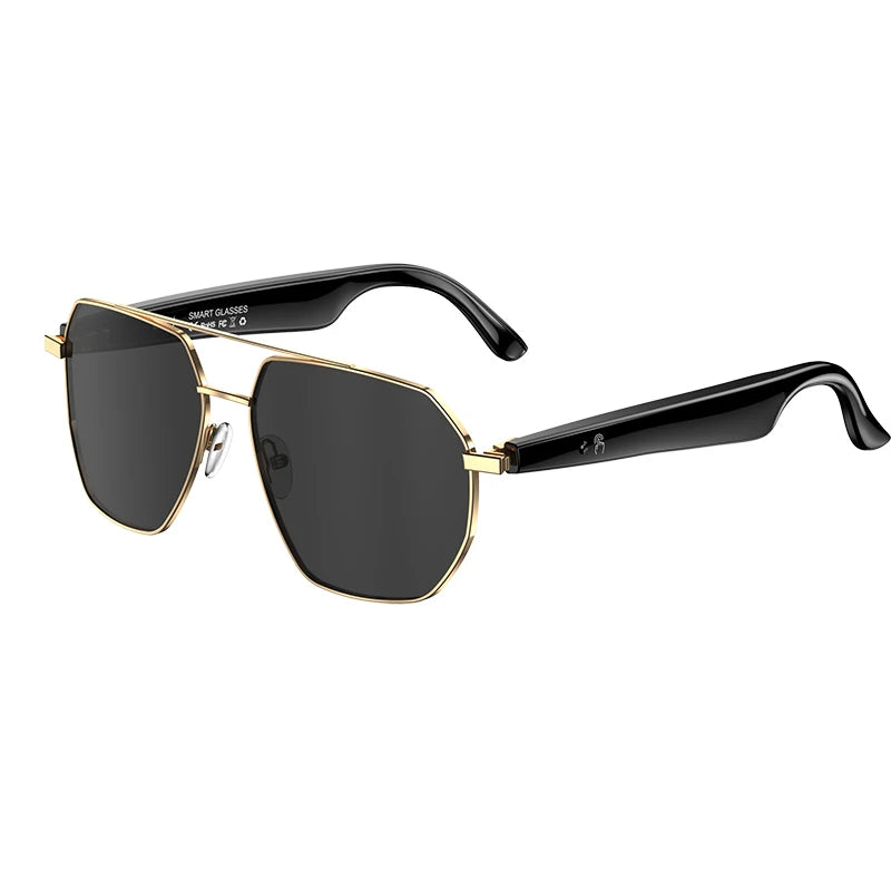 696 AI Voice Video Call Real-time Translation Intelligent Question Answering Smart Glasses UV Protection Sport BT Sunglasses