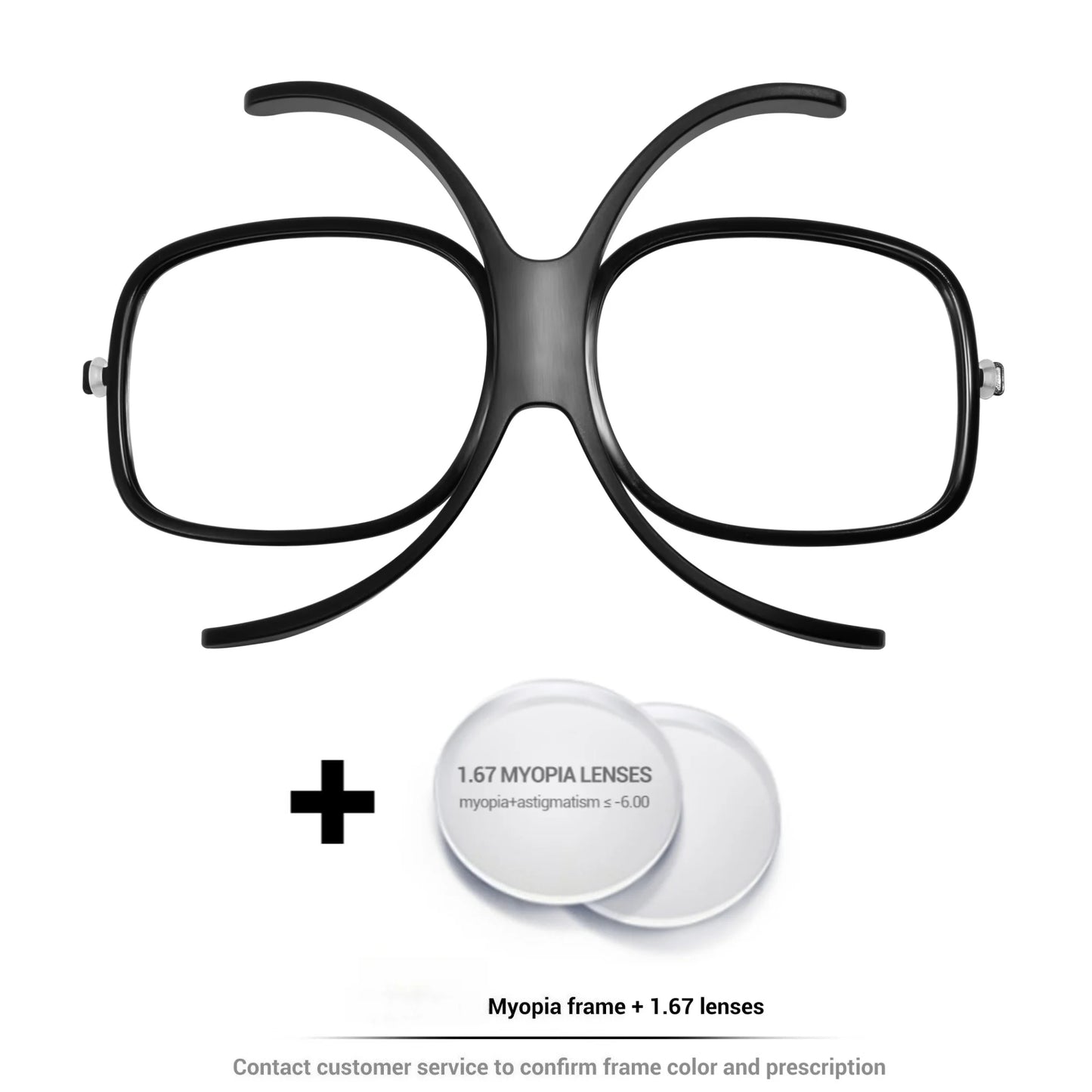 Kapvoe Myopia Frame for Ski Goggle Adjustable Snow Goggles Insert Clip-On Clip for Kapvoe Ski Goggle Myopia Frame Bike Frame