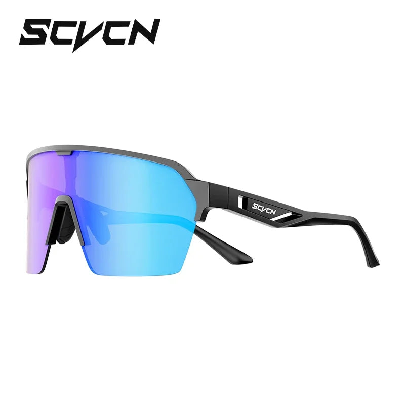 SCVCN Photochromic Cycling Sunglasses Glasses Bike Mountain Bicycle Hiking Golf UV400 Sports Glasses for Men Women Baseball 2025