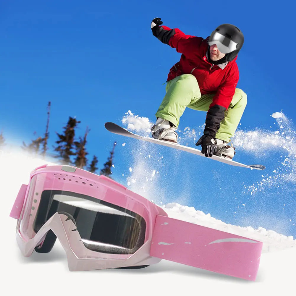 Ski Goggles UV Protection Snowboard Goggles Over Glasses Winter Snow Sports Goggles for Women Men Adult Youth
