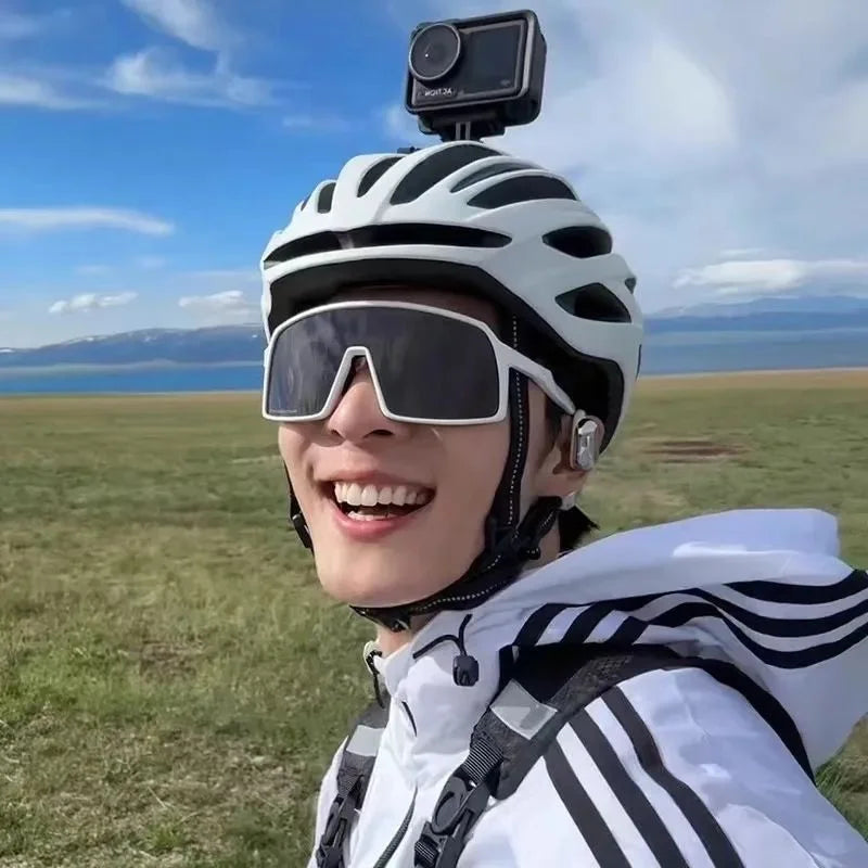 Large Frame UV400 Polarized/Photochromic Sports Cycling Bike Glasses Men Women TR90 MTB Baseball Fishing Softball Sunglasses