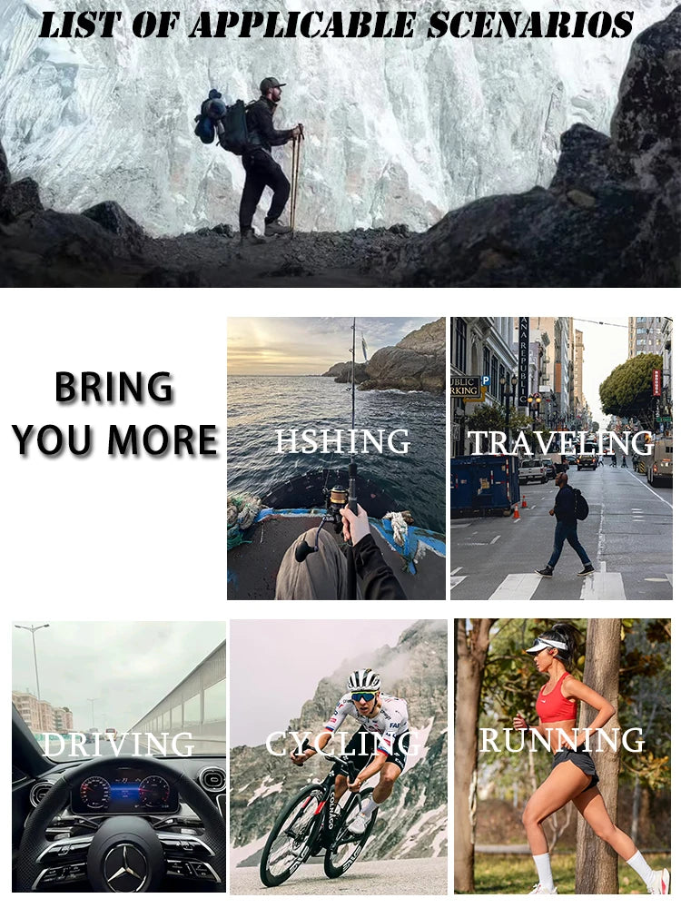 SMITHDRIFT Cycling Sunglasses Men Women UV400 Sport Glasses Running Baseball Golf Goggles