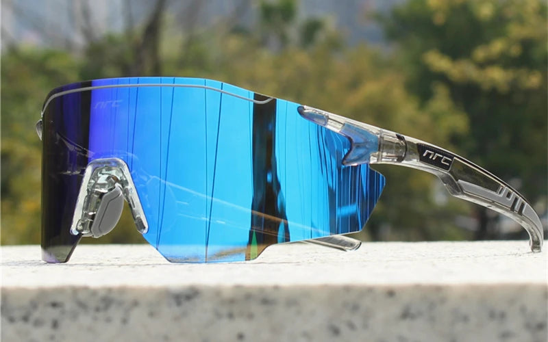 NRC Cycling Sunglasses 1lens UV400 TR90 Sports Bicycle Glasses MTB Mountain Bike Fishing Hiking Riding Eyewear for Men Women