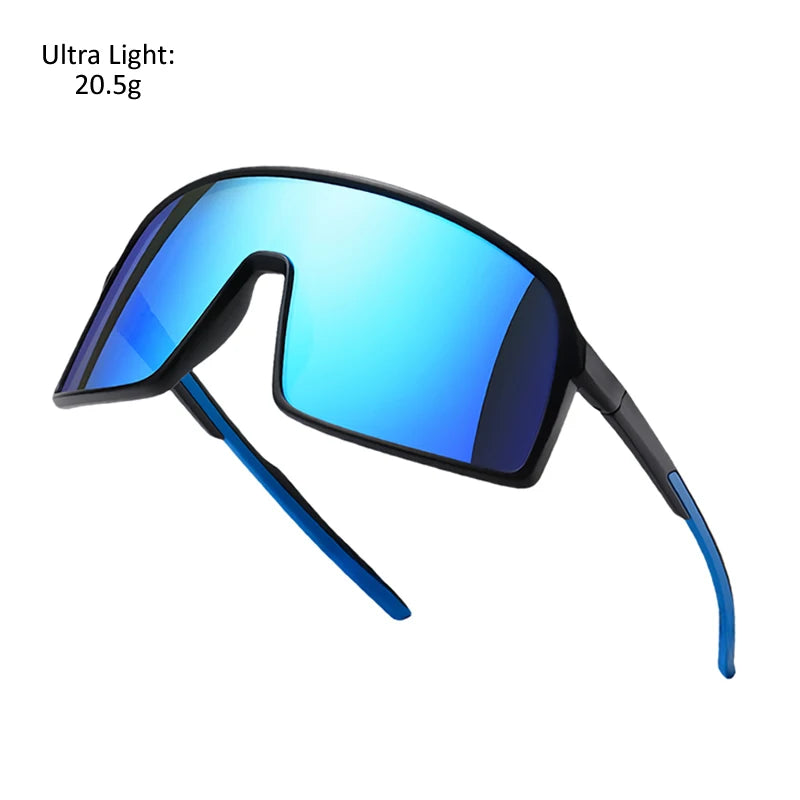 Large Frame UV400 Polarized/Photochromic Sports Cycling Bike Glasses Men Women TR90 MTB Baseball Fishing Softball Sunglasses