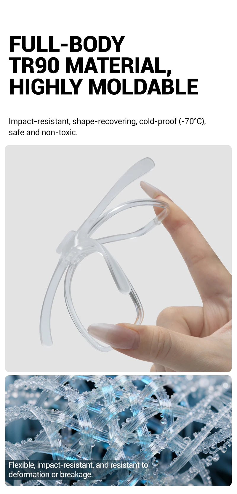 Kapvoe Myopia Frame for Ski Goggle Adjustable Snow Goggles Insert Clip-On Clip for Kapvoe Ski Goggle Myopia Frame Bike Frame