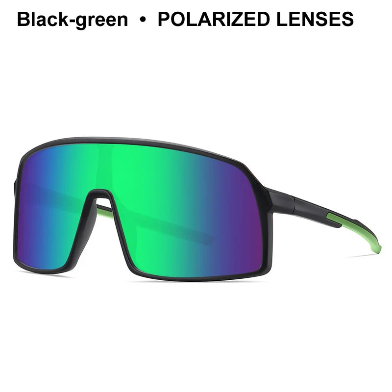Large Frame UV400 Polarized/Photochromic Sports Cycling Bike Glasses Men Women TR90 MTB Baseball Fishing Softball Sunglasses