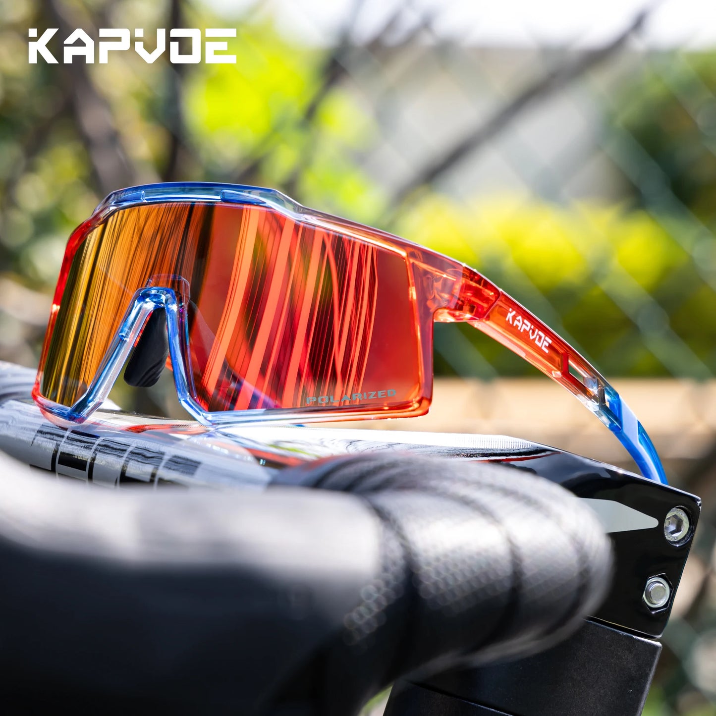 Kapvoe Kids Sports Sunglasses Polarized Cycling Glasses Teenagers UV400 Eyewear Boys and Girls Sports Running Biking Baseball