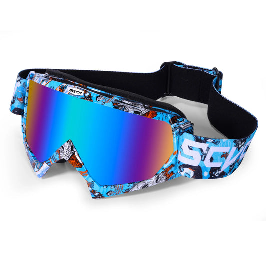 SCVCN Motorcycle Glasses Motorcycle Riding Masks Ski Goggles UV400 Racing Equipment Eyewear Outdoor Sports Cycling Accessories