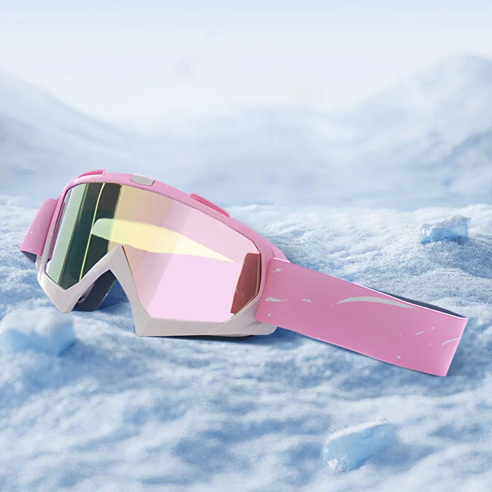 Ski Goggles UV Protection Snowboard Goggles Over Glasses Winter Snow Sports Goggles for Women Men Adult Youth