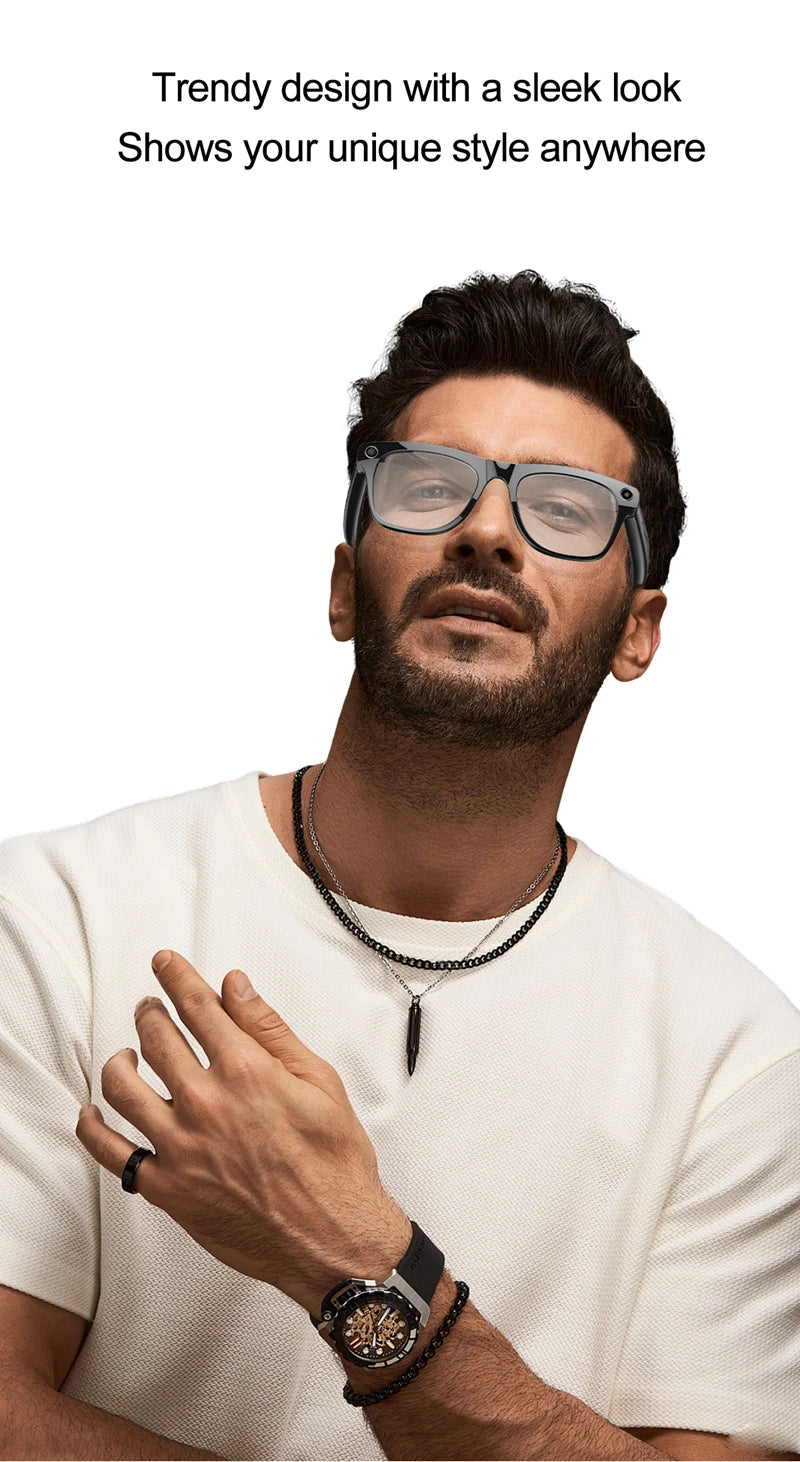 Xiaomi Mijia Smart Glasses | Bluetooth Call, Camera & Color-Changing Lenses
