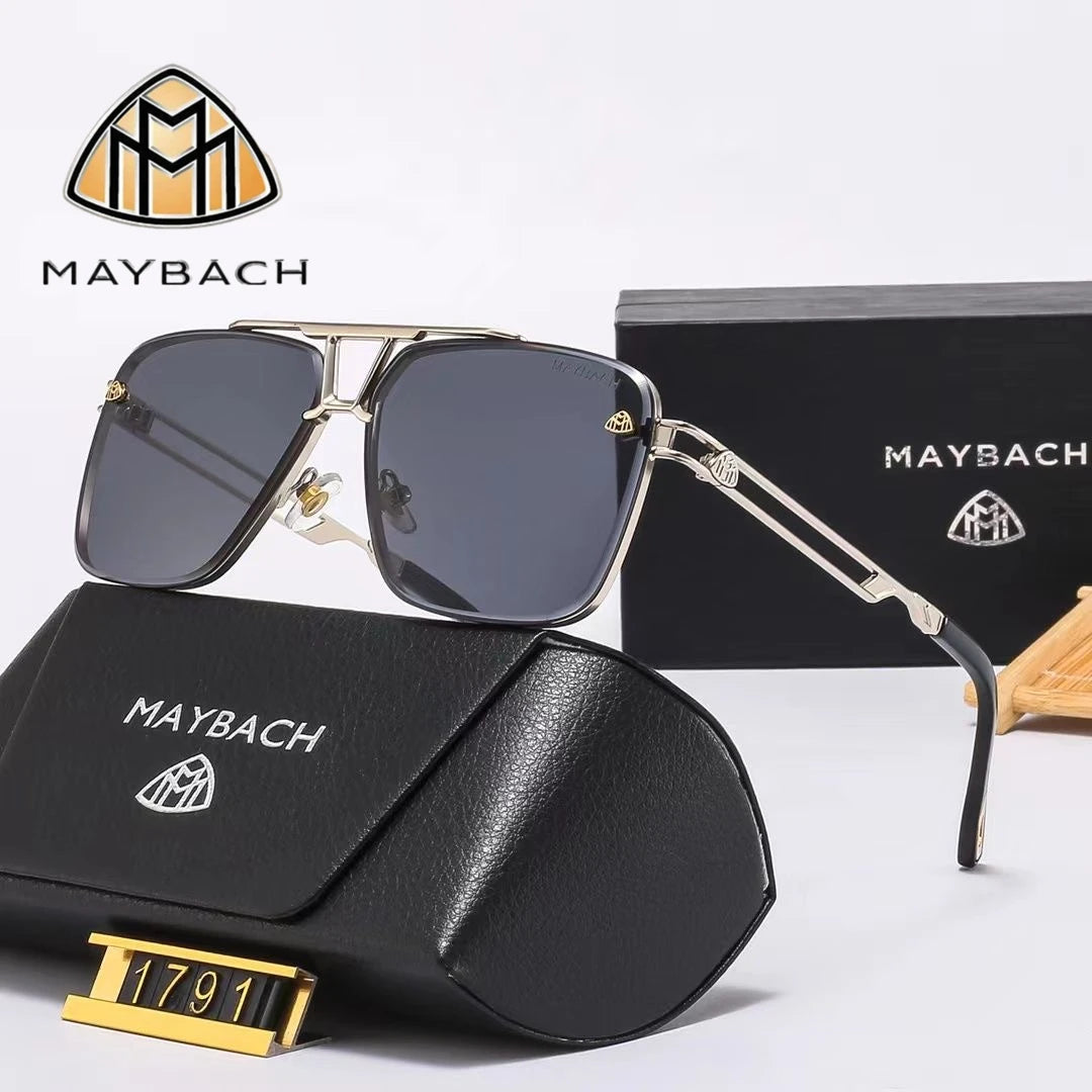 MAYBACH Luxury Sunglasses | UV400 Square Frame | Men's Fashion Driving Shades
