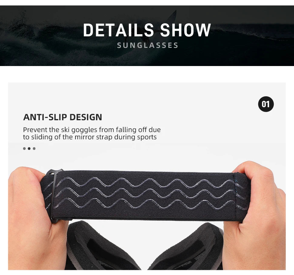 OMEKOL BRAND NEW Double Layers Anti-Fog Ski Goggles Snowmobile Eyewear Outdoor Sport Snow Snowboard Glasses