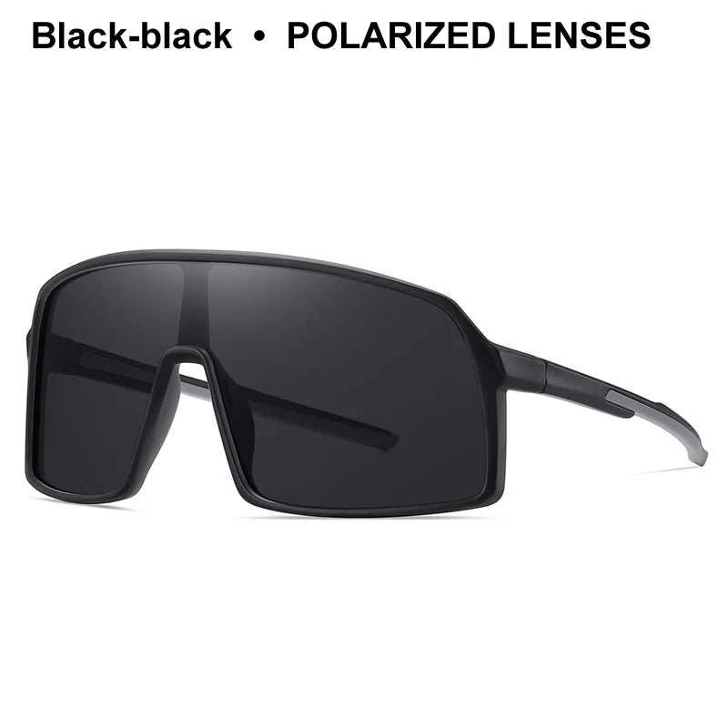 Large Frame UV400 Polarized/Photochromic Sports Cycling Bike Glasses Men Women TR90 MTB Baseball Fishing Softball Sunglasses
